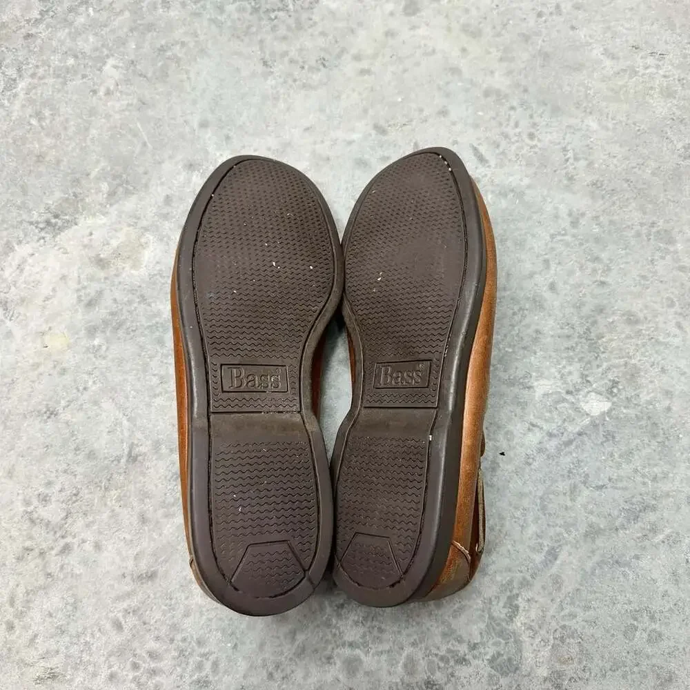 G.H. Bass Seafarer Leather Boat Shoes - 10.5 M
